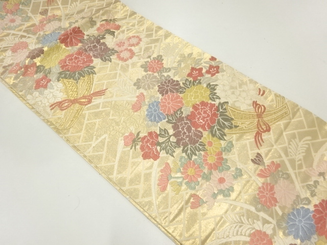 Japanese Kimono / Fukuro Obi Silk